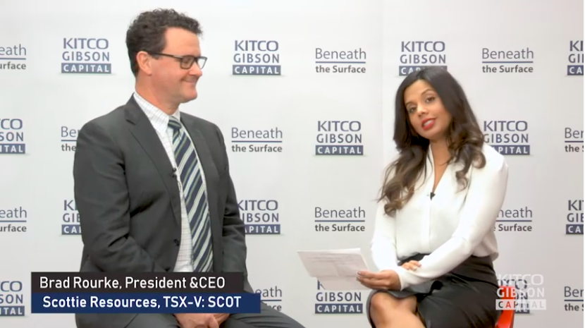 Brad Rourke, CEO of Scottie Resources Interviewed by Surita Banger of Kitco Gibson Capital & Beneath the Surface Capital