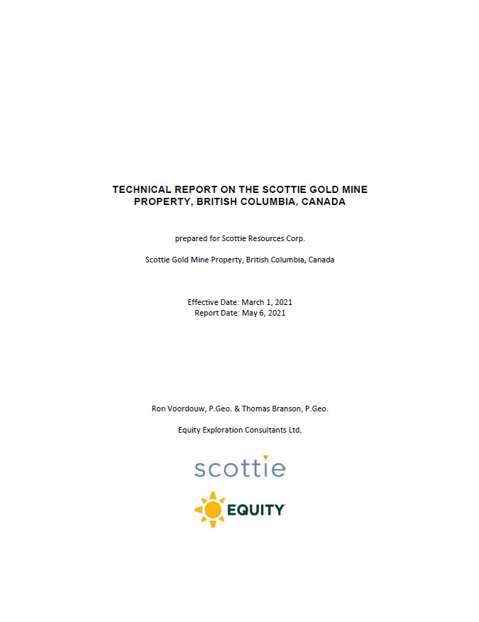 Technical Report on the Scottie Gold Mine Property (2021)