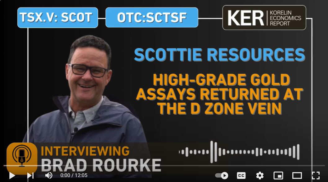 The KE Report - Scottie Resources – The D Zone Vein Returns More High-Grade Gold Assays With 36.3 G/T Over 5 Meters