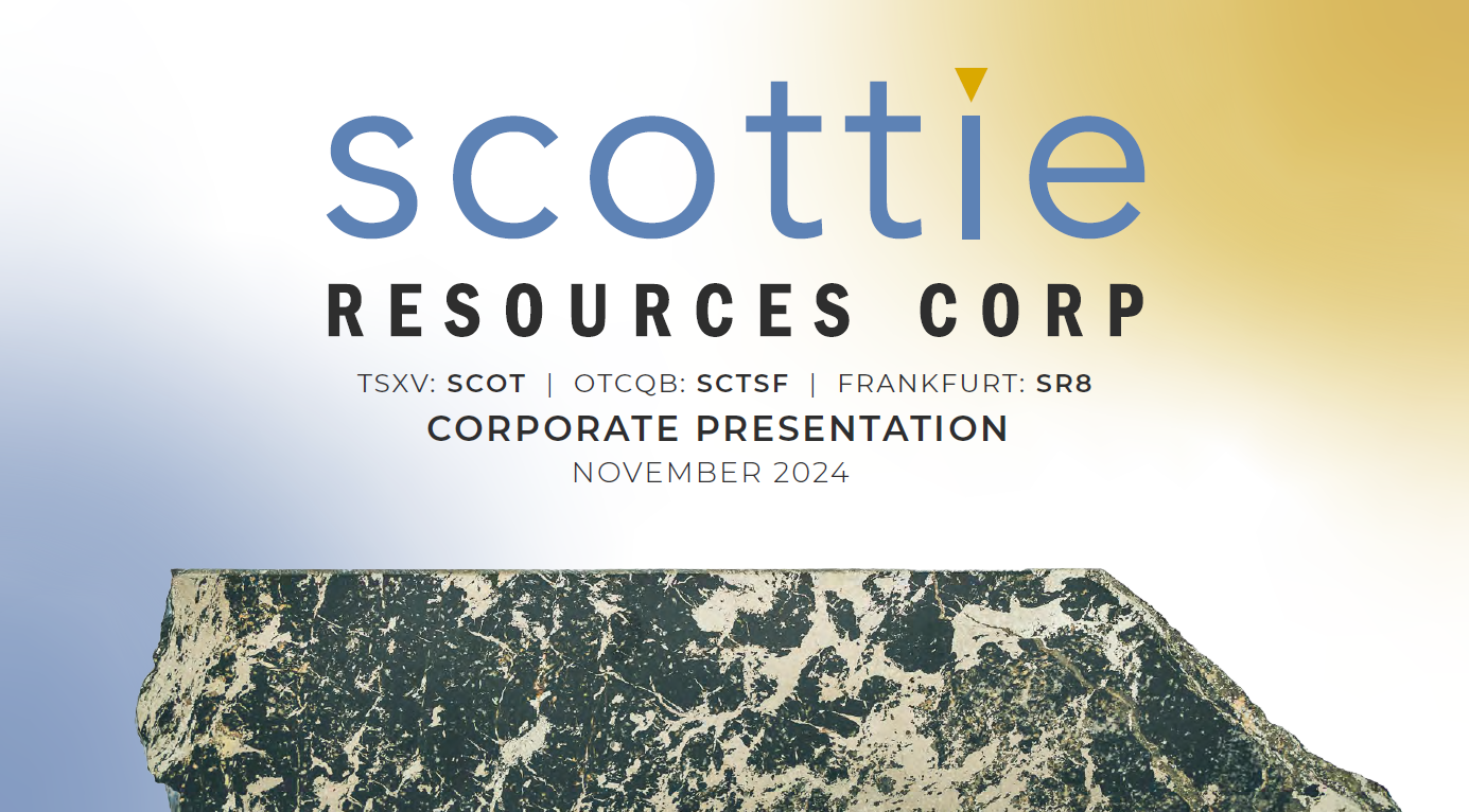 Scottie Resources Corporate Update November 2024